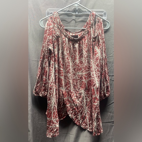Free People Good morning cold shoulder top sz M - Picture 2 of 5